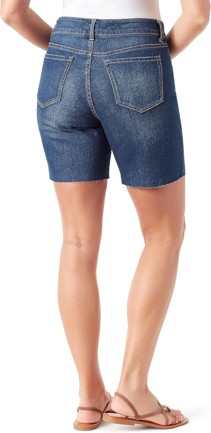 Vintage America Blues Women's Boho Slim Stretch Denim Mini Short
