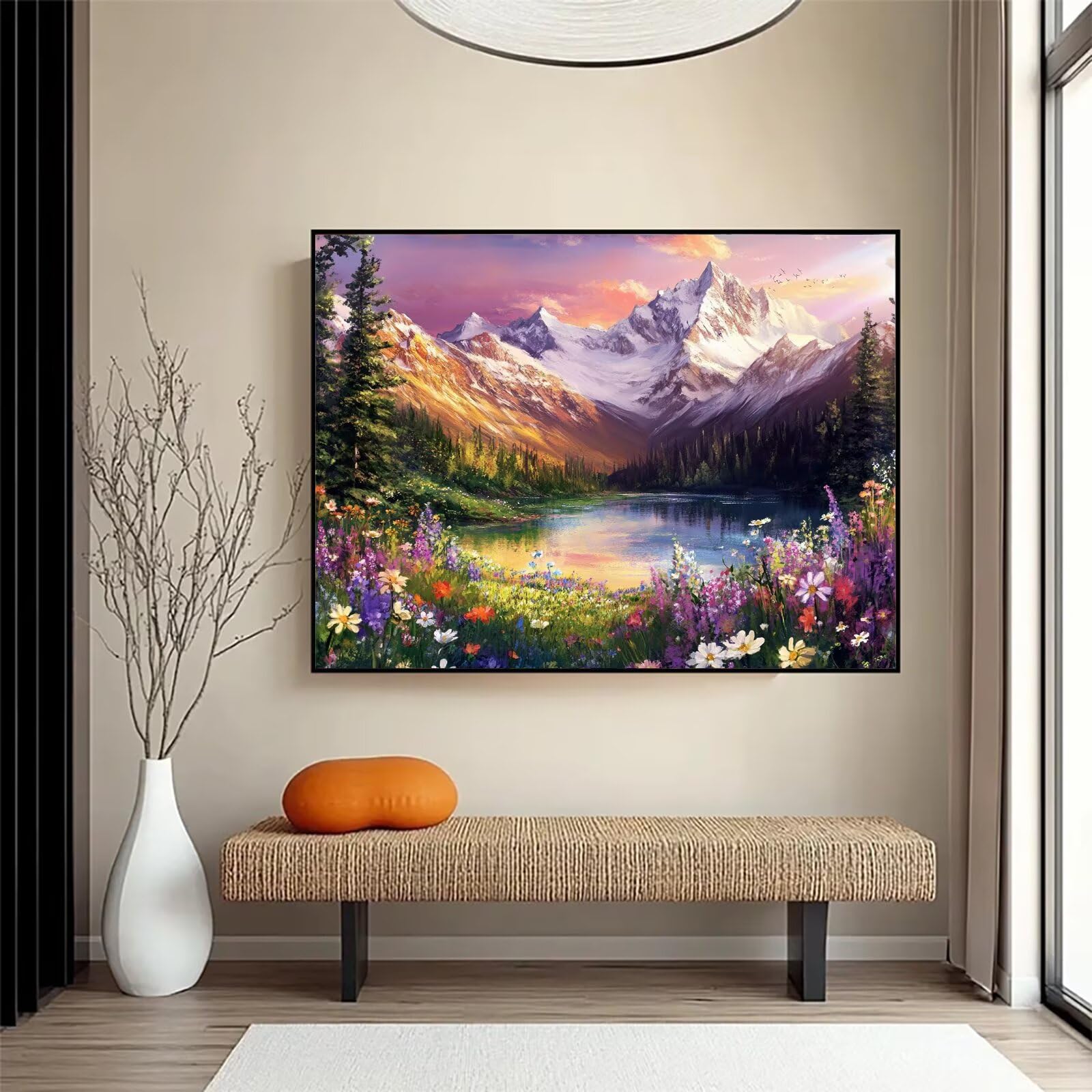 Diamond Painting Landschaft, 5D Diamond Painting Erwachsene 70x90cm qw1-691