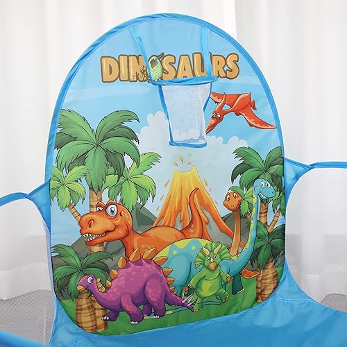 Miniatura 2 de LimitlessFunN Tienda de campaña desplegable de 4 pies para niños pequeños, casa de juegos, corralito para bebés, piscina de pelotas oceánicas con