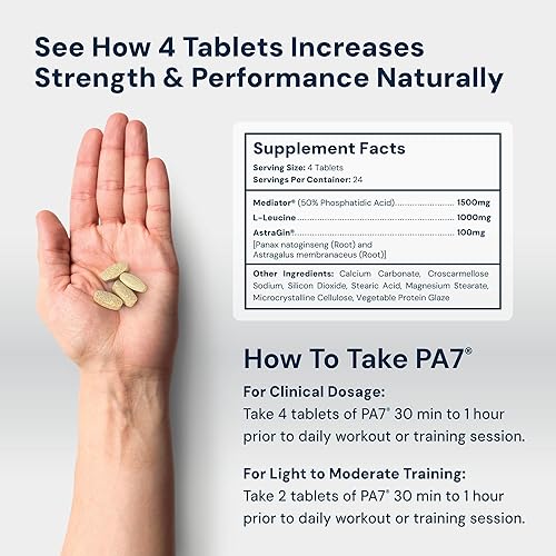 Miniatura 3 de HPN PA (7) Constructor muscular de ácido fosfatídico Top Natural Muscle Builder - Boost mTOR Construye masa y fuerza a partir de tu entrenamiento