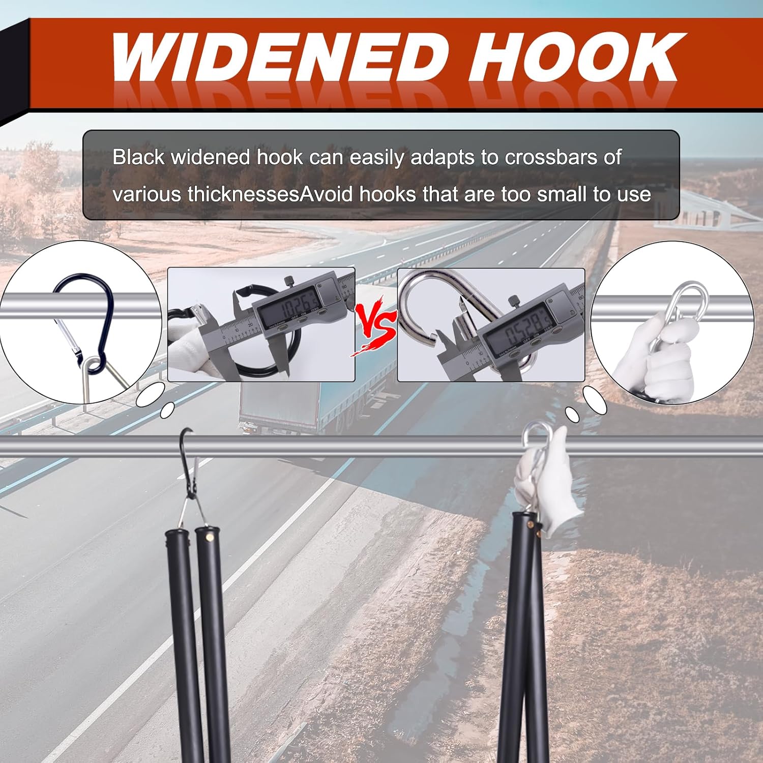 CheeMuii 16" Double Tender Spring Kit with Trailer Hose Holder Heavy Duty Tender Spring for Semi Truck Air Lines Kit 3 in 1 Air Lines Holder for Semi Truck Trailer Tractor