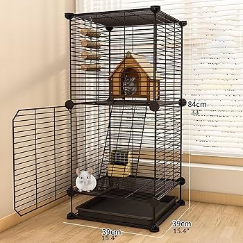 小動物用ケージ うさぎ・フェレット・チンチラ・モルモット　CLEARCAGE M うさぎケージ マルカン クリアケージ S(68×47×51cm)ウサギ