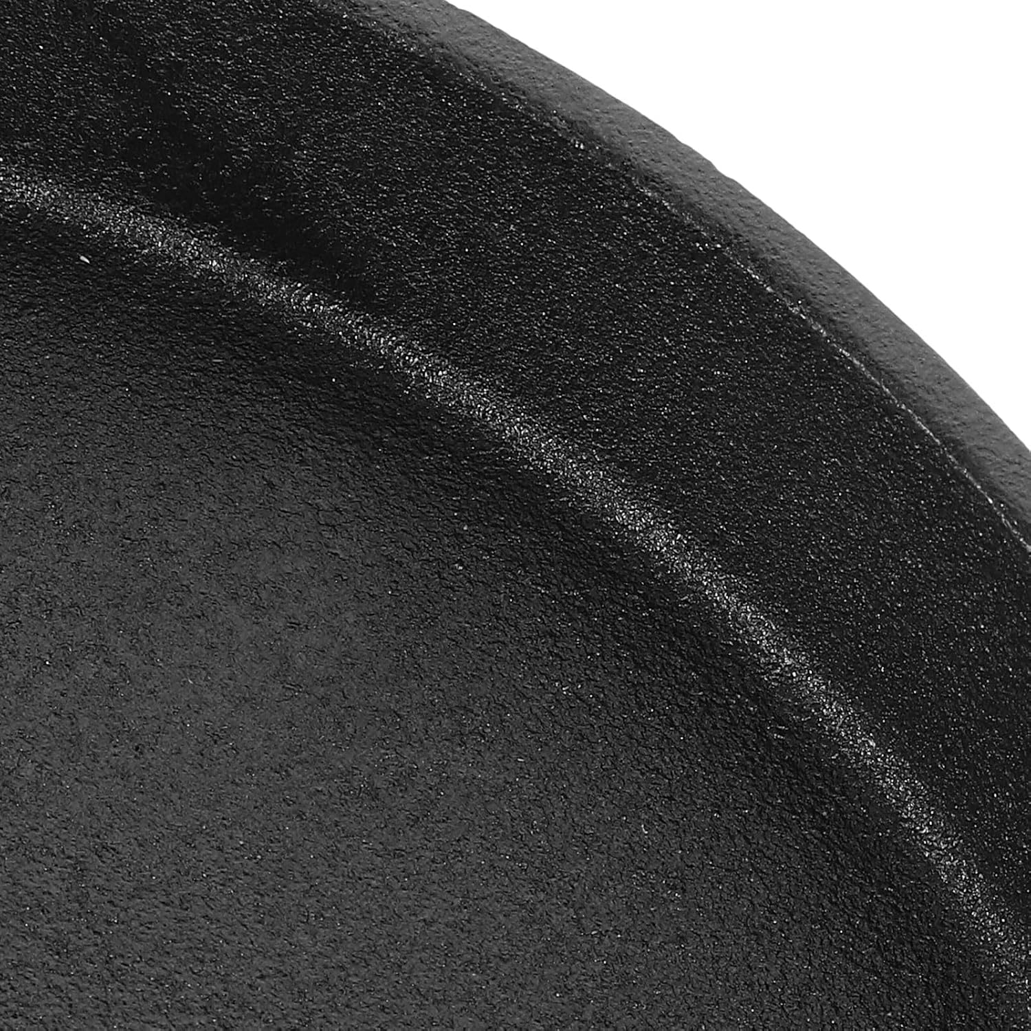 Healeved Cast Iron 20cm Flat Frying Pan with Wooden Handle, Non-coated Small Crepe Maker and Mini Egg Frying Pan for Gas and Induction Stovetops