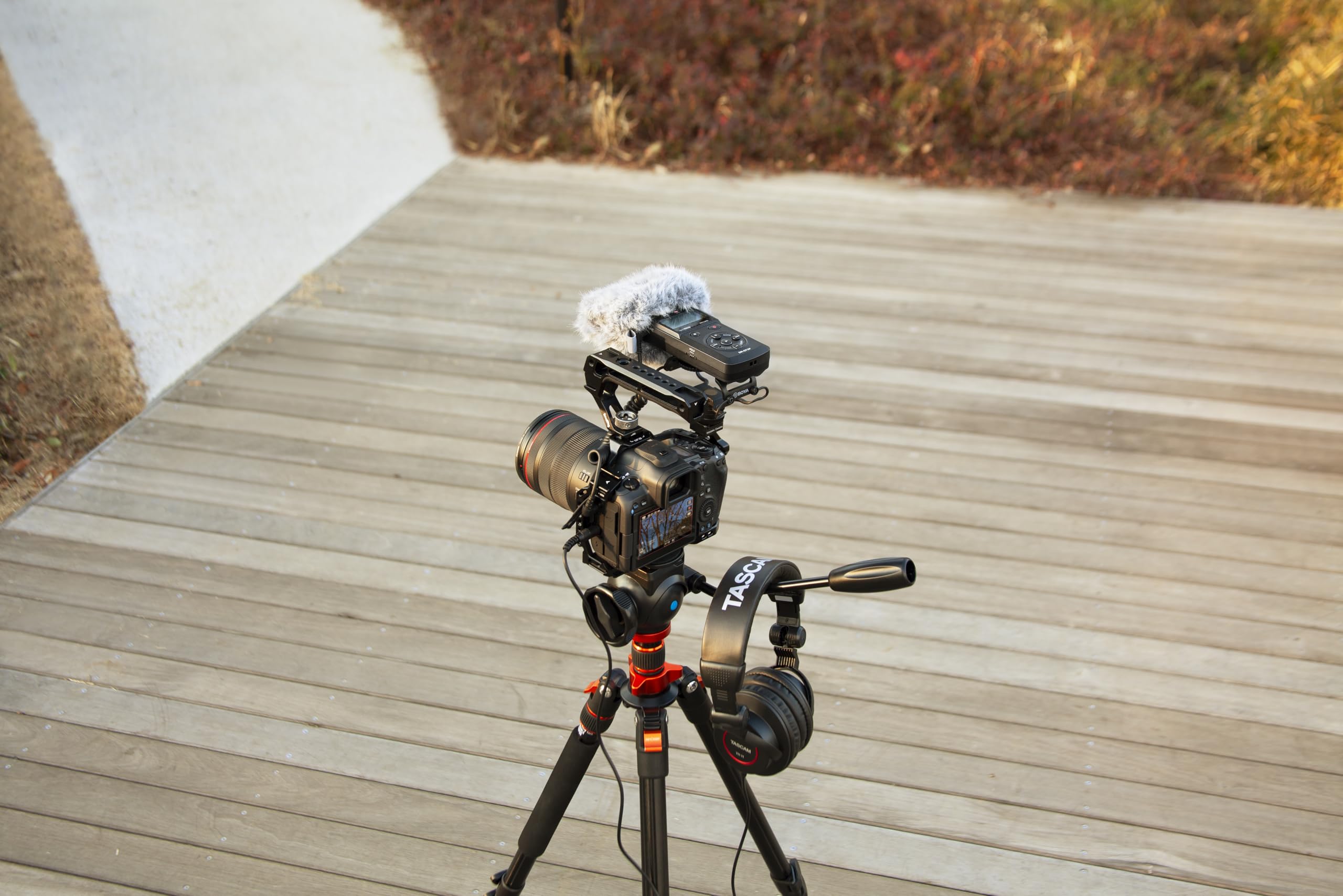 Tascam DR-07XP – Enregistreur portatif à 2 canaux 32 Bits avec Microphones réglables et Interface Audio USB-C