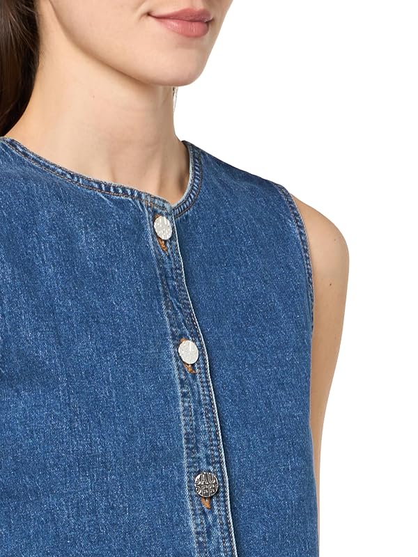Baum und Pferdgarten Women's Madine Blouse, Classic Blue Denim, 6 by BAUM UND PFERDGARTEN - Used condition - Image 3