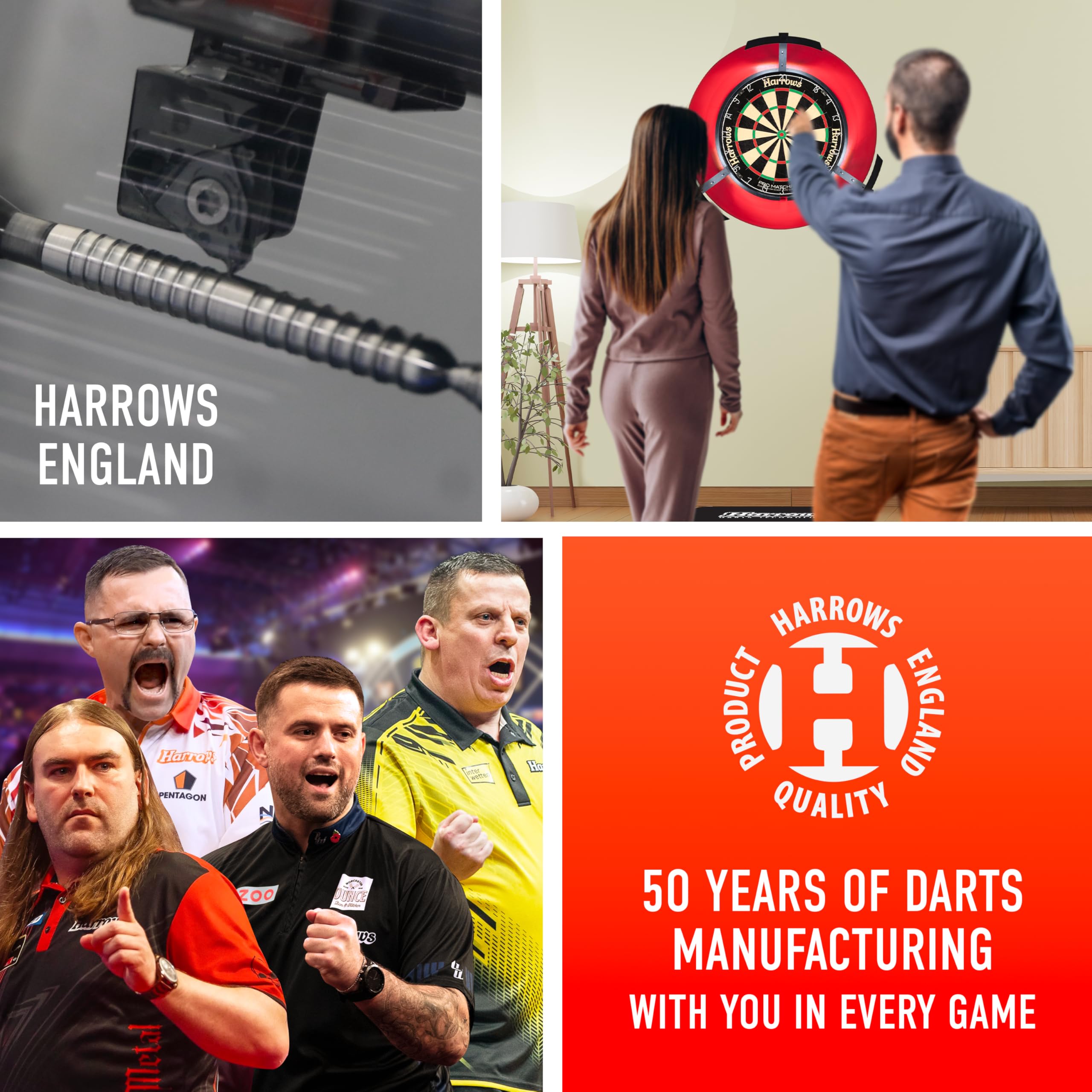 Harrows Trophy Ultimate Bundles ensemble de fléchettes avec accessoires fléchettes à pointe en acier