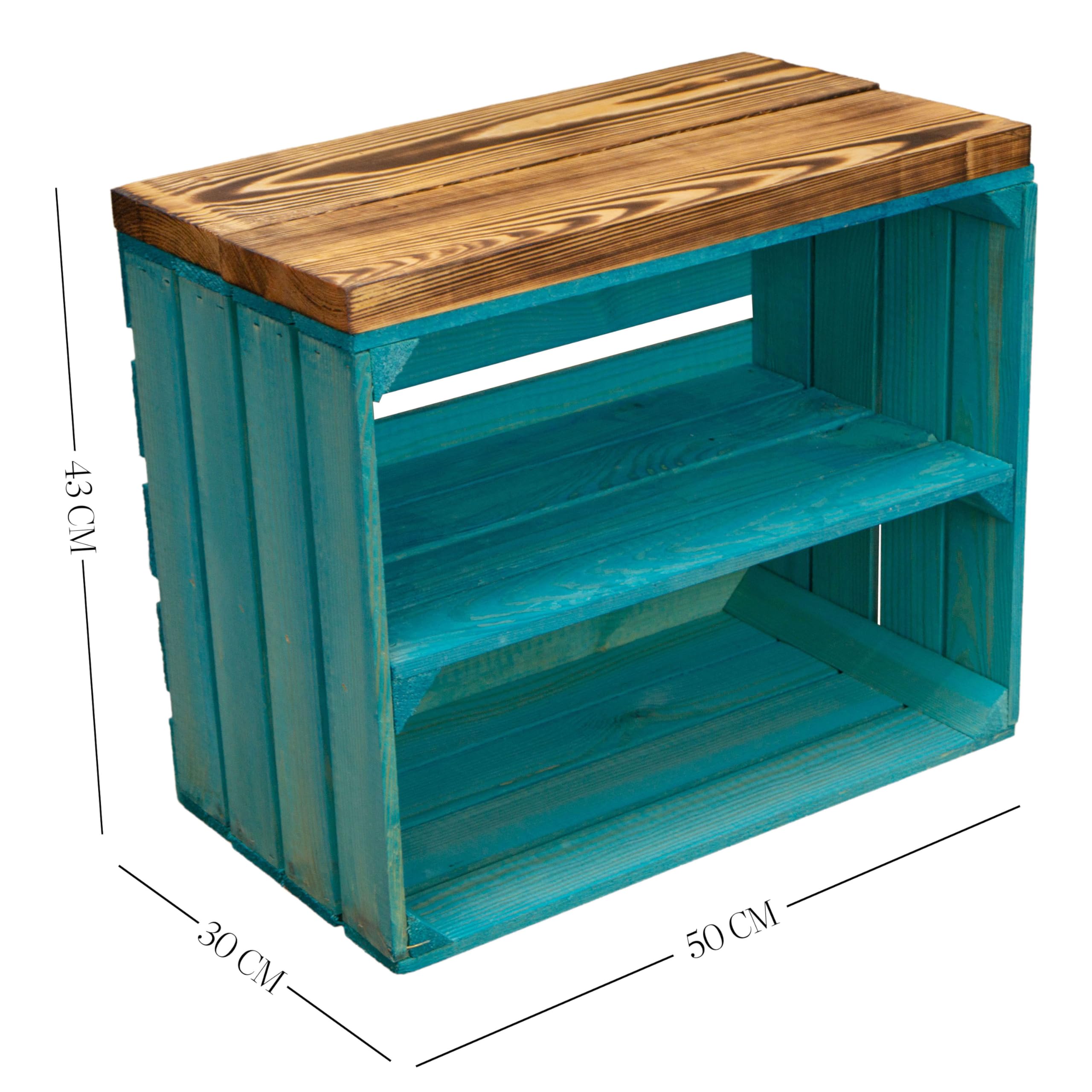 Kistenkolli Altes Land Caisse à Légues Epilable En Bois Durable