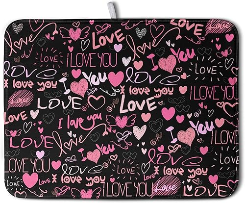 Miniatura 8 de Kwlegh Tapete de secado de platos de calabaza de otoño de Halloween para encimera de cocina, 18 x 24 pulgadas, tapete escurridor de platos de