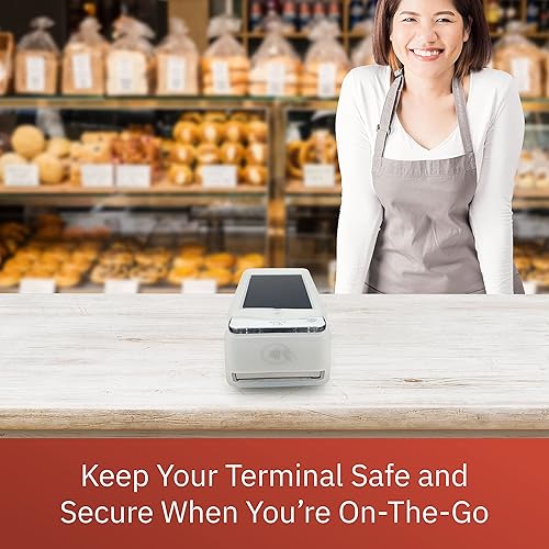 Miniatura 4 de Pax A920 Funda de transporte protectora, funda de silicona translúcida para tarjetas de crédito