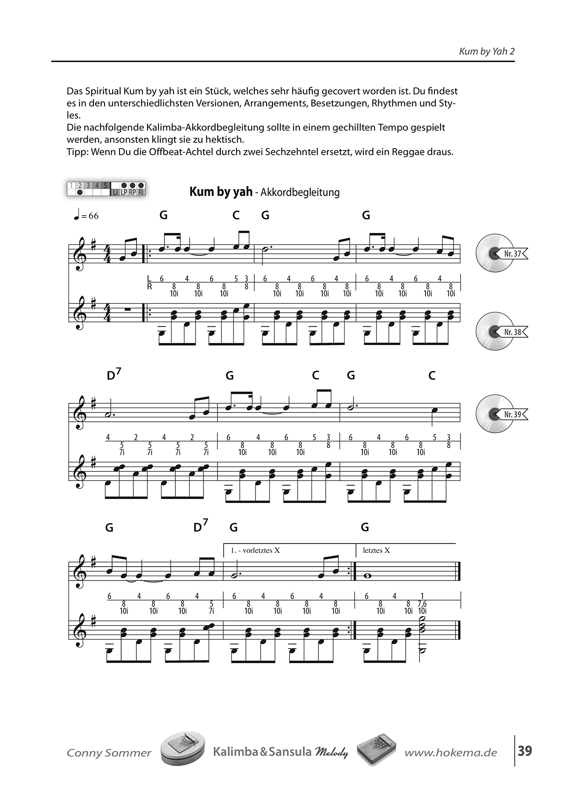 Das große Lehrbuch für Kalimba & Sansula Melody