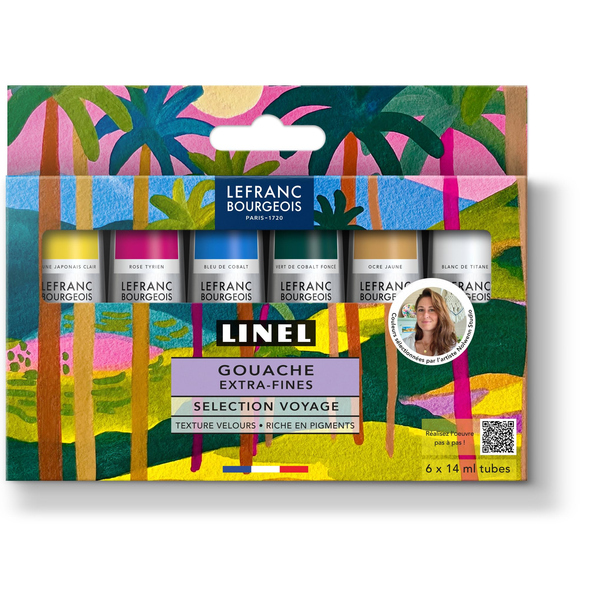 LB Linel Gouache Extra-Fine Set 6X14ML Voyage