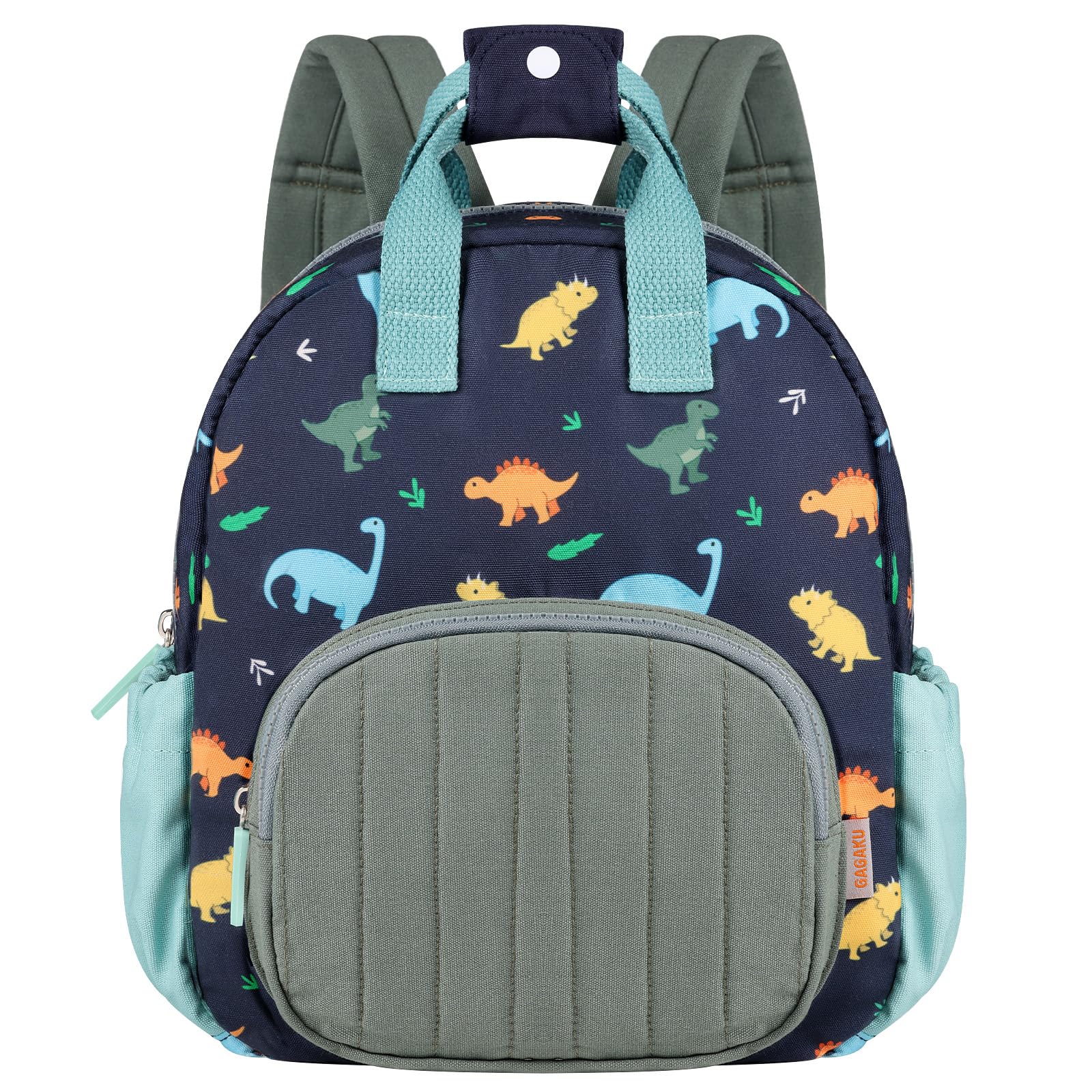 GAGAKU Kinderrucksack Junge kinderrucksack Kleinkind Rucksack für 2-4 Jahre Kinder Kindergartenrucksack Mini Tagesrucksack Reisetasche Kinderrucksäcke Verstellbare Schultergurte - Dinosaurier