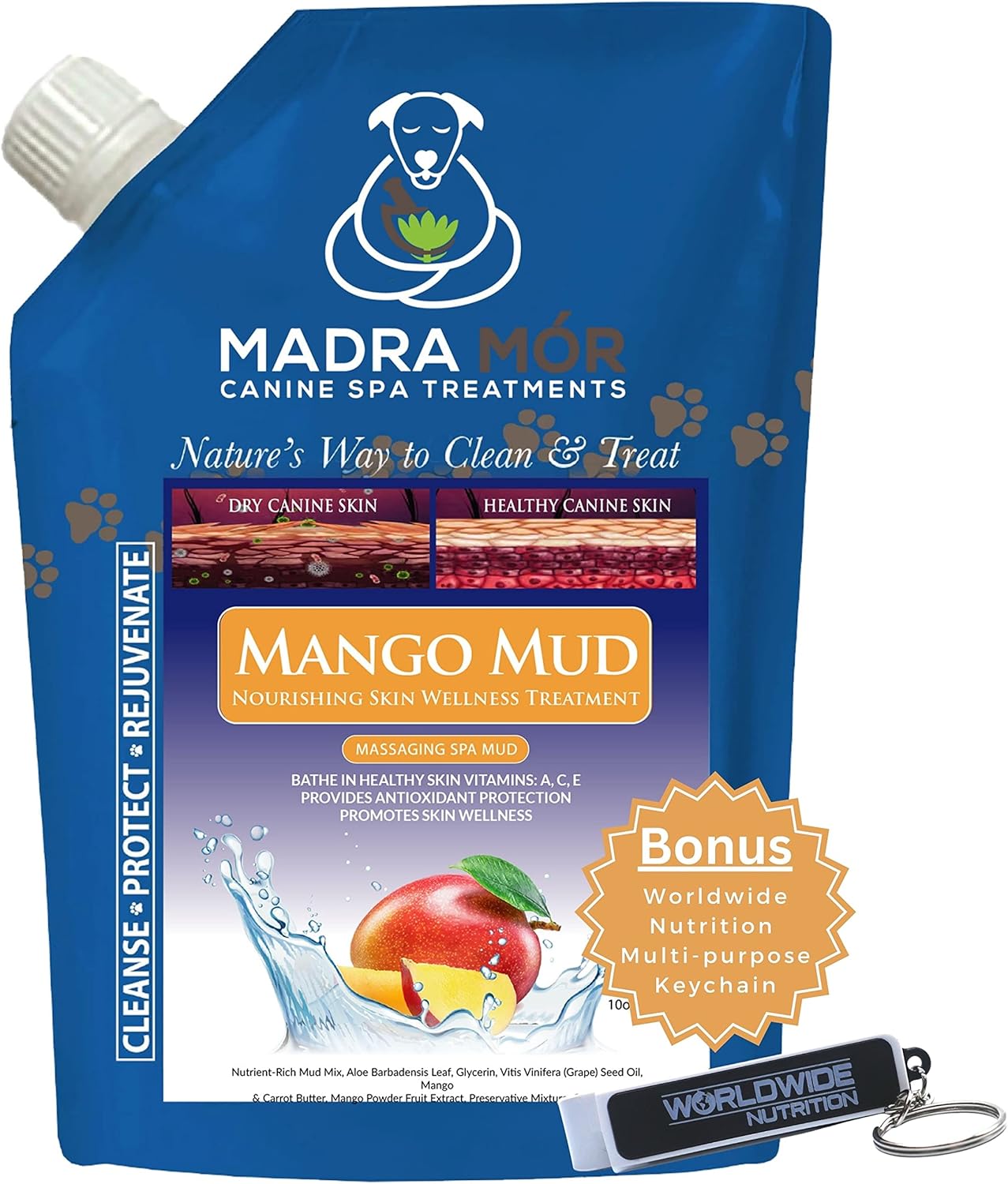 Madra Mor Mango Mud Dog Wash Spa Mud Dog Essentials Dog