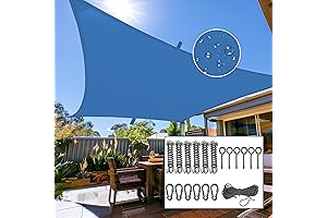 Waterproof Sun Shade Sail Rectangle Outdoor