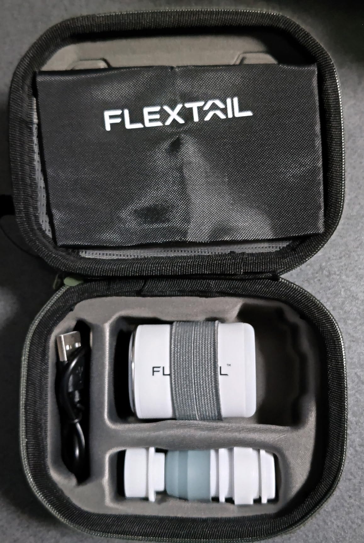 Flextail Max Repel S 2-in-1 draagbare en oplaadbare muggenverjager Gro