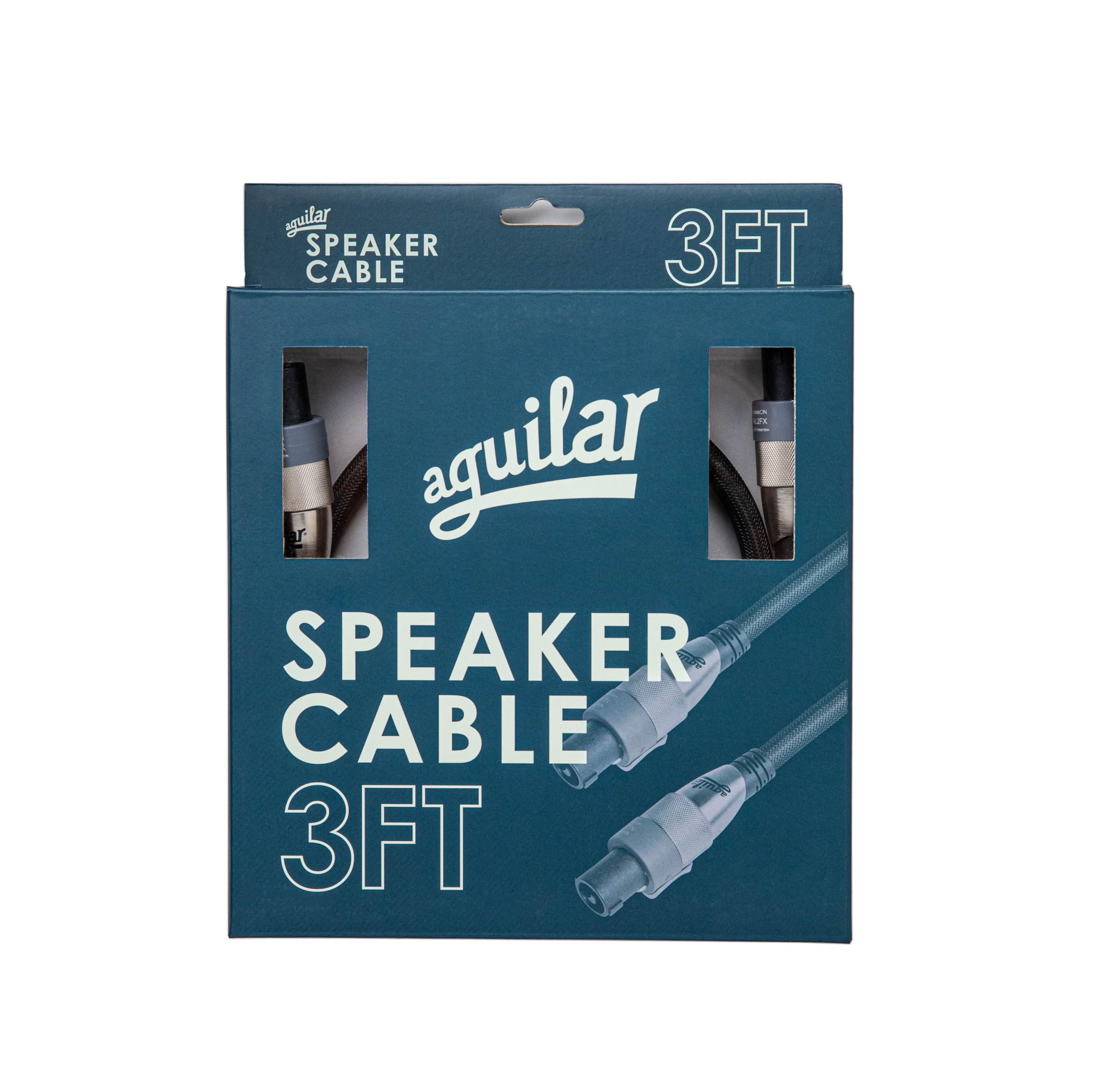 Aguilar, MAG AGSPK3 Câble pour haut-parleurs | 1 m | Connecteurs speakON Neutrik | Son fiable et cristallin