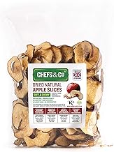 CHEFS & CO Dried Apple Slices 250g | 100% Natural Whole Dried Fruit | Unpeeled | Healthy Sweet Snack | Seeds Removed | No additives | No preservatives | No Added Sugar(SOFT & CHEWY, 250 g (Pack of 1))