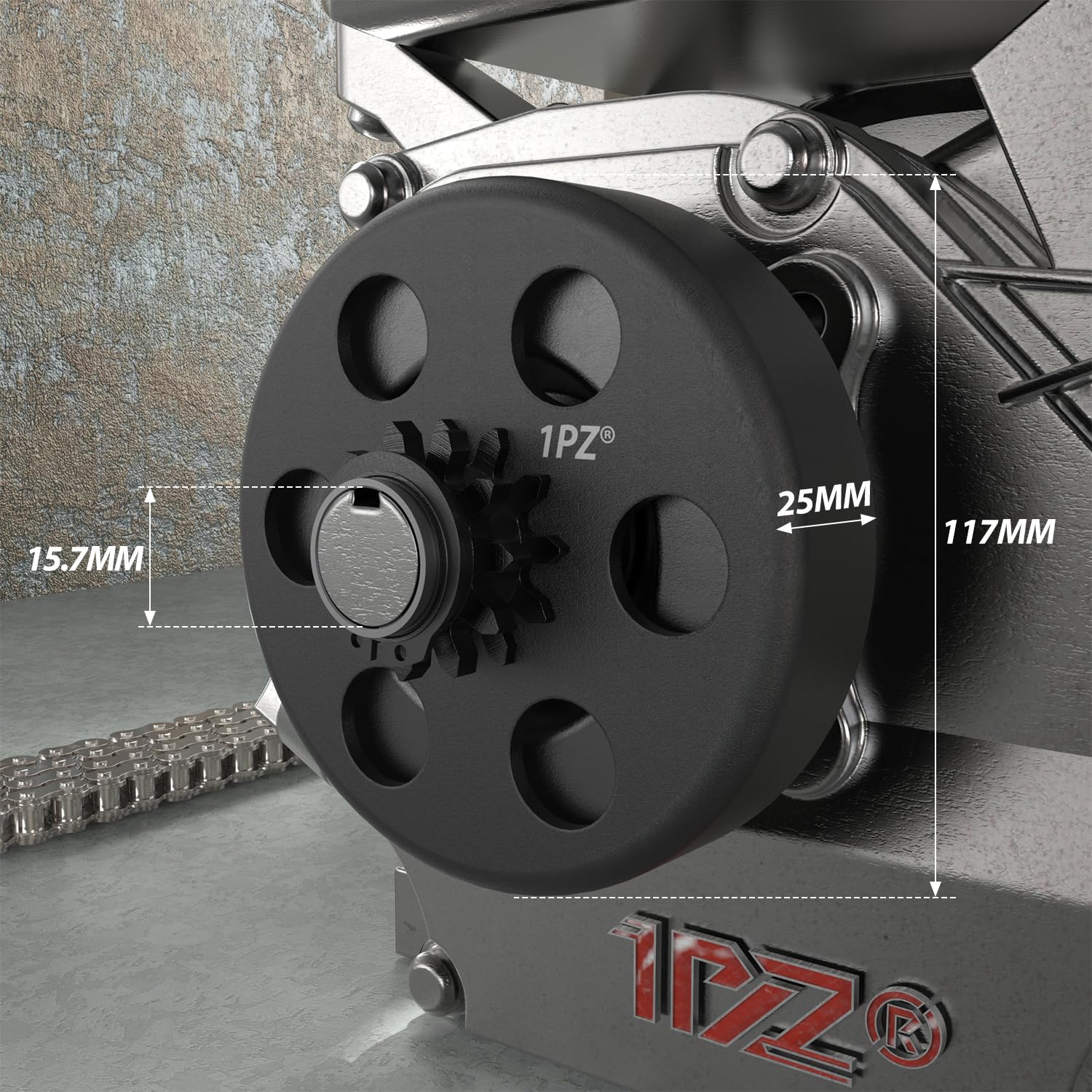 1PZ CK2-JG4 - Embrague Go Kart de 5/8 pulgadas, orificio de 11 dientes con cadena #35 y accesorios para embrague centrífugo Predator 212 11T, perfecto para Go Kart, Minibike y Fun Kart Engine