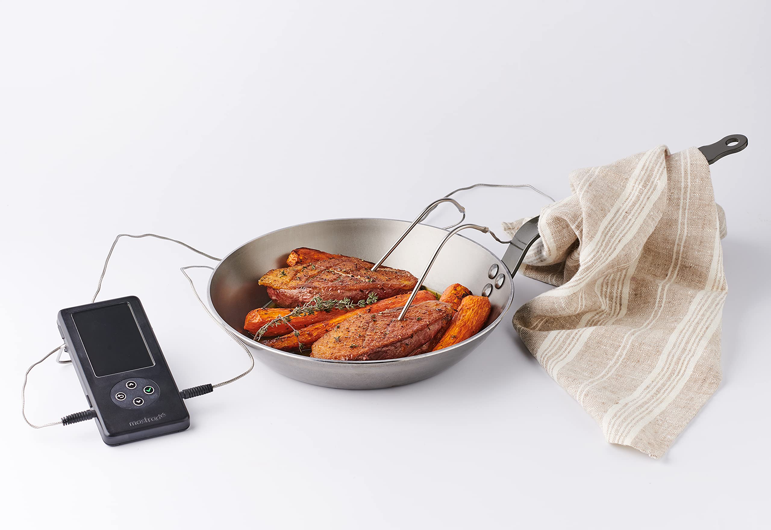 MASTRAD - M° Classic 2 - Sonde Température Cuisine - Tous Modes de Cuisson - + de 45 Programmes - Alarme Intégrée