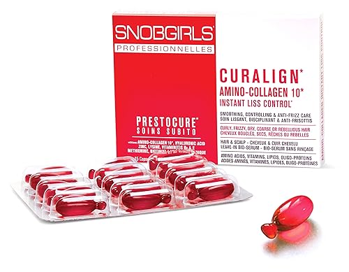 Miniatura 7 de SNOBGIRLS CURALIGN - Aceite para el cabello sin enjuague Control ultra suave control antiencrespamiento de larga duración y suavidad Suero para