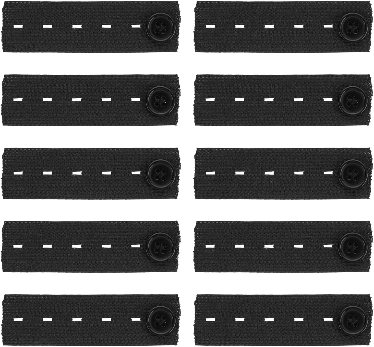 Estensori Per Pantaloni Gravidanza - Kit 8 Bottoni Elastici Regolabili, 4 Colori Jeans, Comodi E Facili Da Applicare - Foto 2