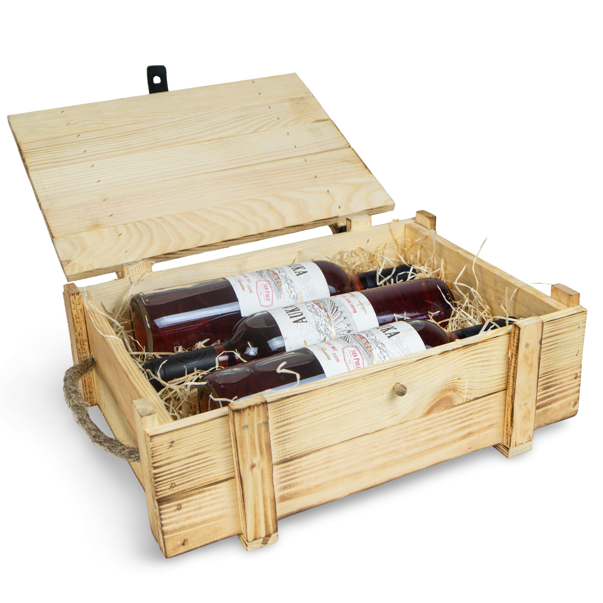 Caisse en bois vide contenance 2 bouteilles de vin de Bordeaux - Bordeaux Shop Caisse en bois vide contenance 2 bouteilles de vin de Bordeaux - Bordeaux Shop