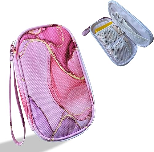 Miniatura 13 de Funda organizadora de artículos electrónicos, organizador de cables, bolsa de tecnología esencial de viaje, adecuada para cargador, cable, teléfono,