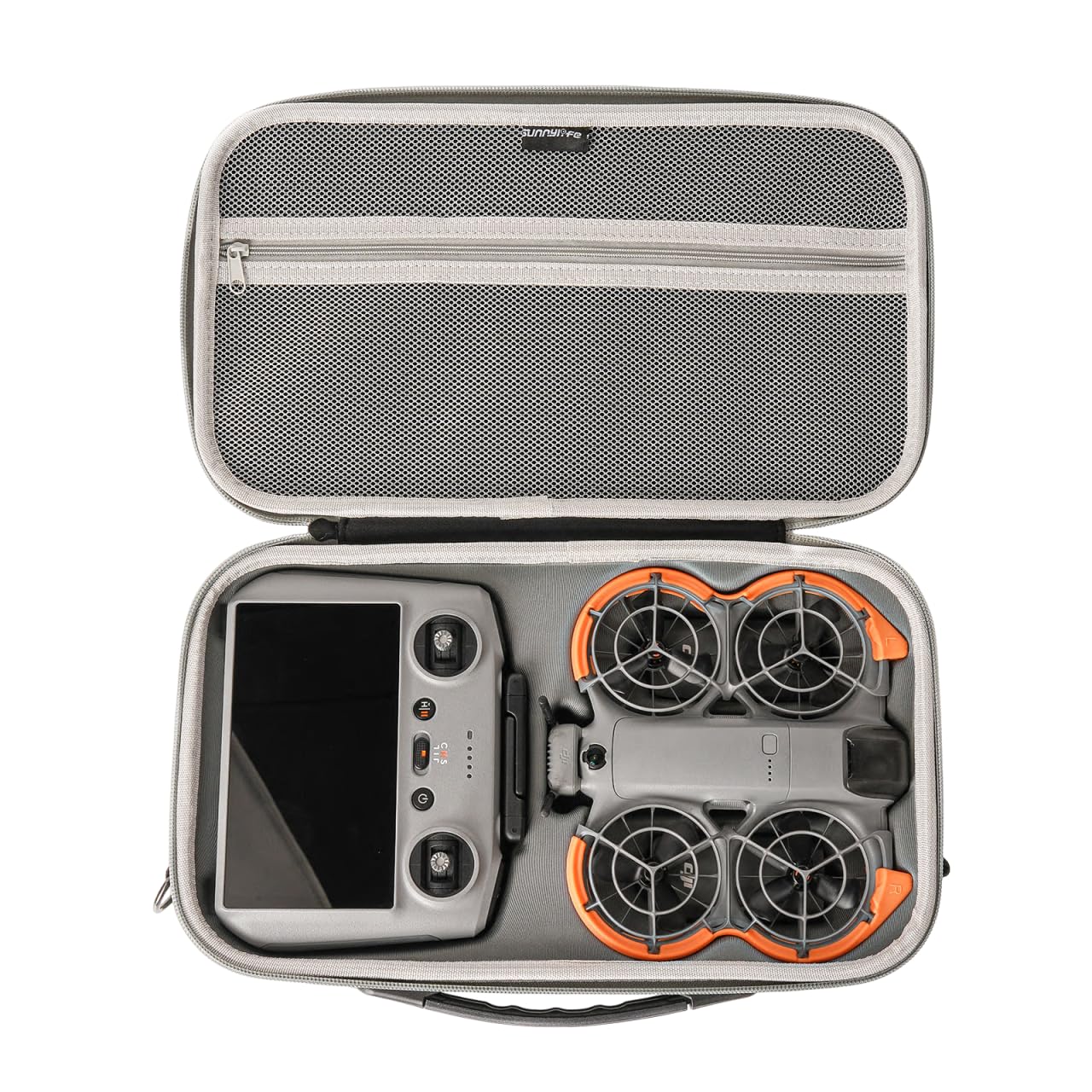 Hard Carrying Case for DJI Neo 2 Fly More Combo Accessories, Portable Travel Storage Shoulder Bag for DJI Neo 2 Drone, RC 2 Remote Controller, Charging Hub and Battery