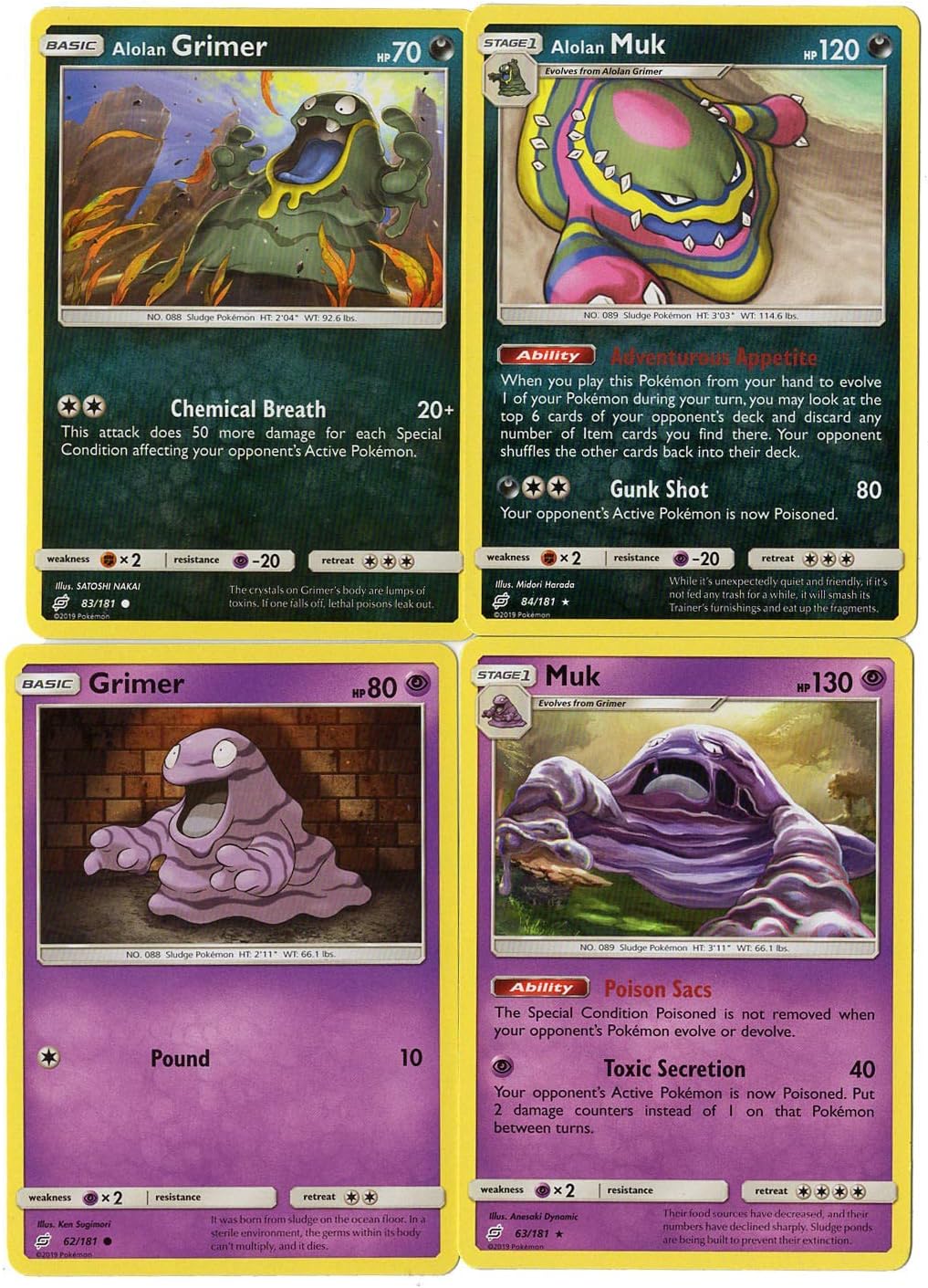 Alolan Muk 84181 & Muk 63181 - Team Up - Evolution UK | Ubuy