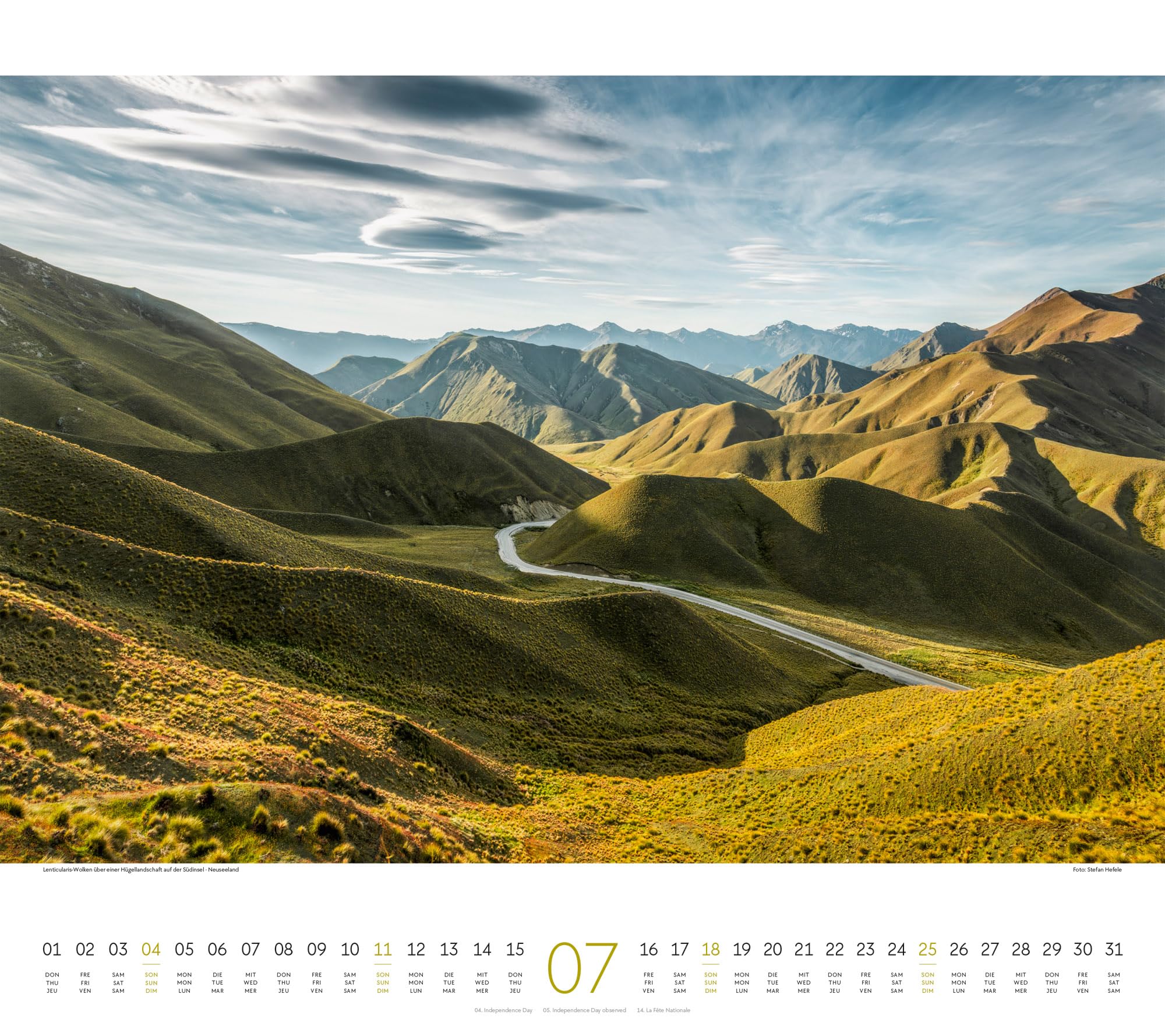Phantastische Landschaften Kalender 2027 | Bildgewaltiger Natur-Kalender im großen Querformat (54x48 cm) | Beeindruckende Landschaften aus aller Welt