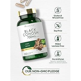 Carlyle Black Cohosh Capsules | 700mg | 300 Count | Non-GMO, and Gluten Free Formula | Black Cohosh Root Extract Supplement