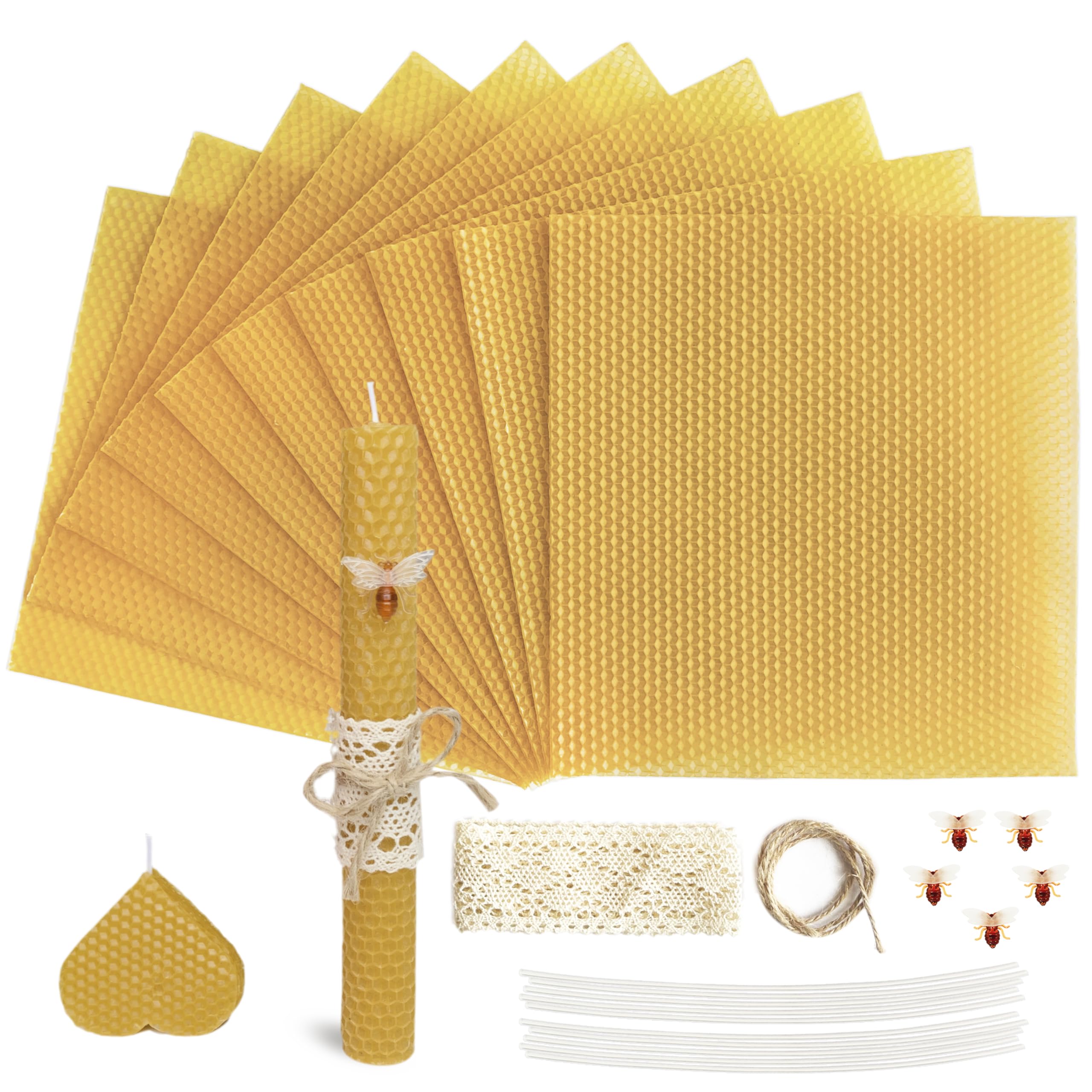 Lacaser Beeswax Candle Making Kit