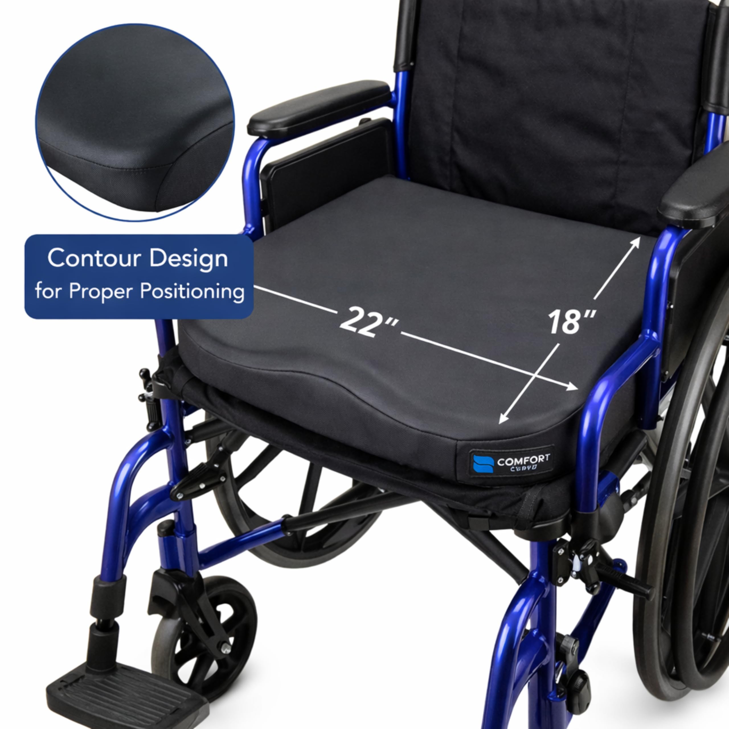 Amazon.com: Curve Wheelchair Cushion Size: 22