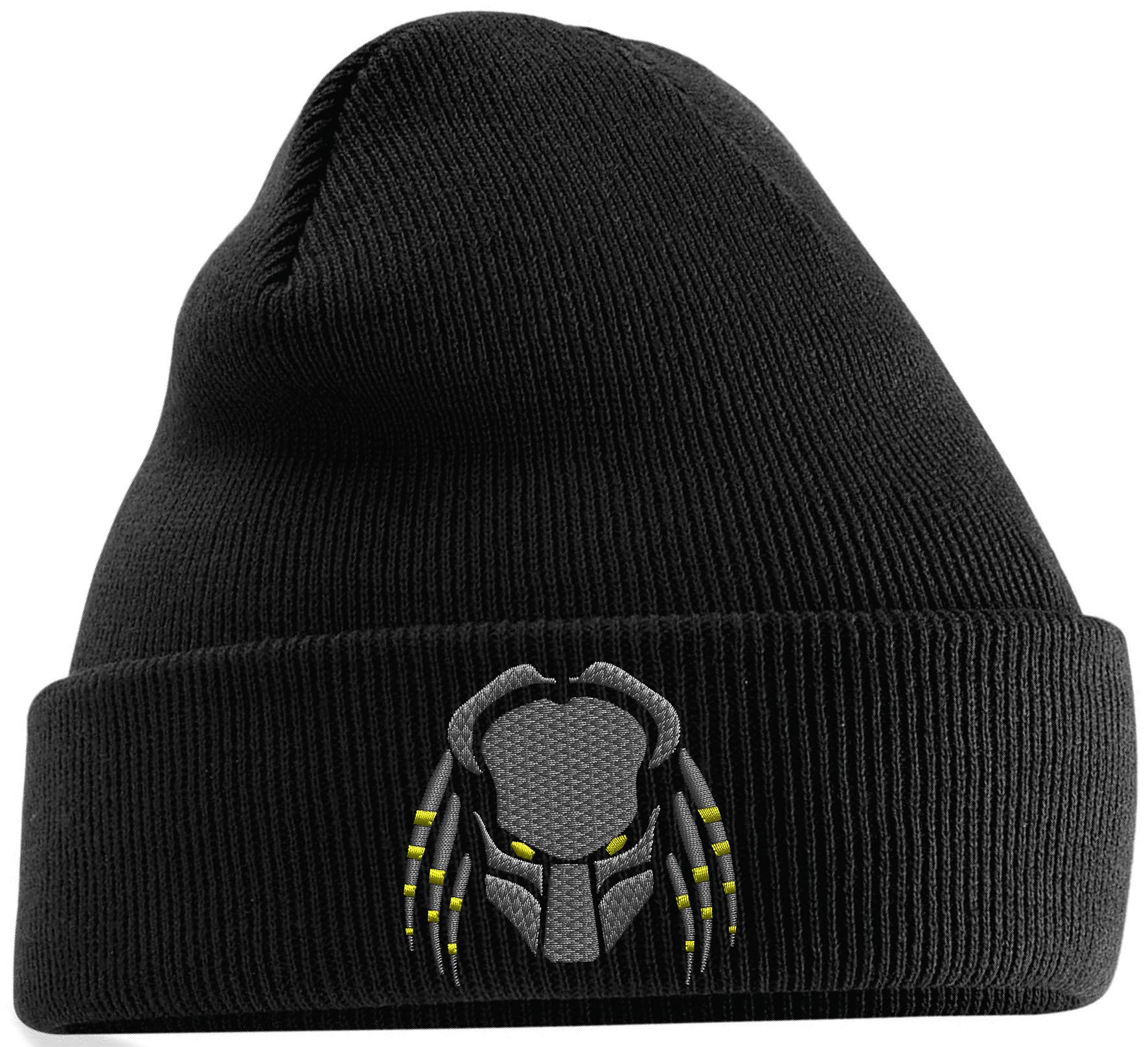 Predator Logo 80s Alien Movie Inspired Retro Beanie Hat Black