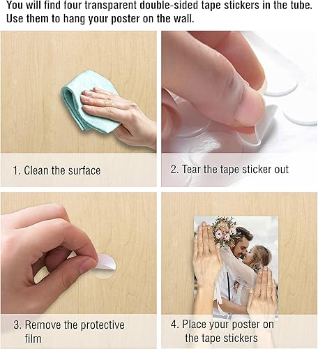 Miniatura 8 de Impresión de carteles personalizados con tu foto  Crea tu propio póster personalizado 16 x 16  Servicio de impresión de carteles