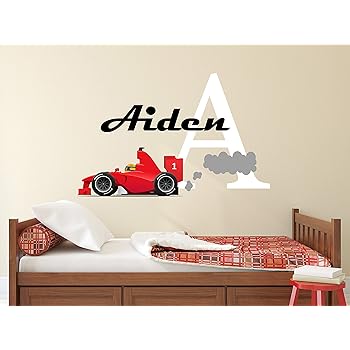 baby boy race car nursery