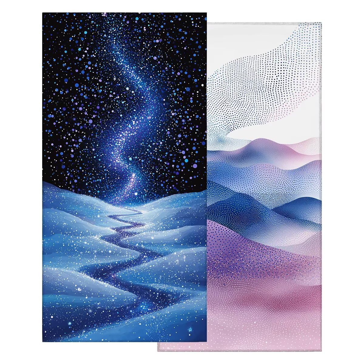 Toalla Playa 100x200 cm, Toalla Gimnasio Microfibra Secado Rapido, Juego de 2 Antiarena Toallas de Playa, Ligera Compacta Toallas Microfibra Grande para Viaje, Regalo Hombre Mujer (Moderno) -4951
