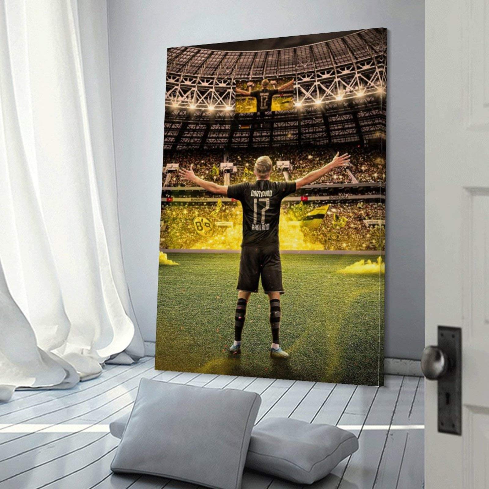 Erling Haaland gesigneerde poster, knap decoratief schilderij, canvas muurkunst woonkamer esthetische posters slaapkamer schilderij. 20 x 30 cm Erling Haaland gesigneerde poster, knap decoratief schilderij, canvas muurkunst woonkamer esthetische posters slaapkamer schilderij. 20 x 30 cm