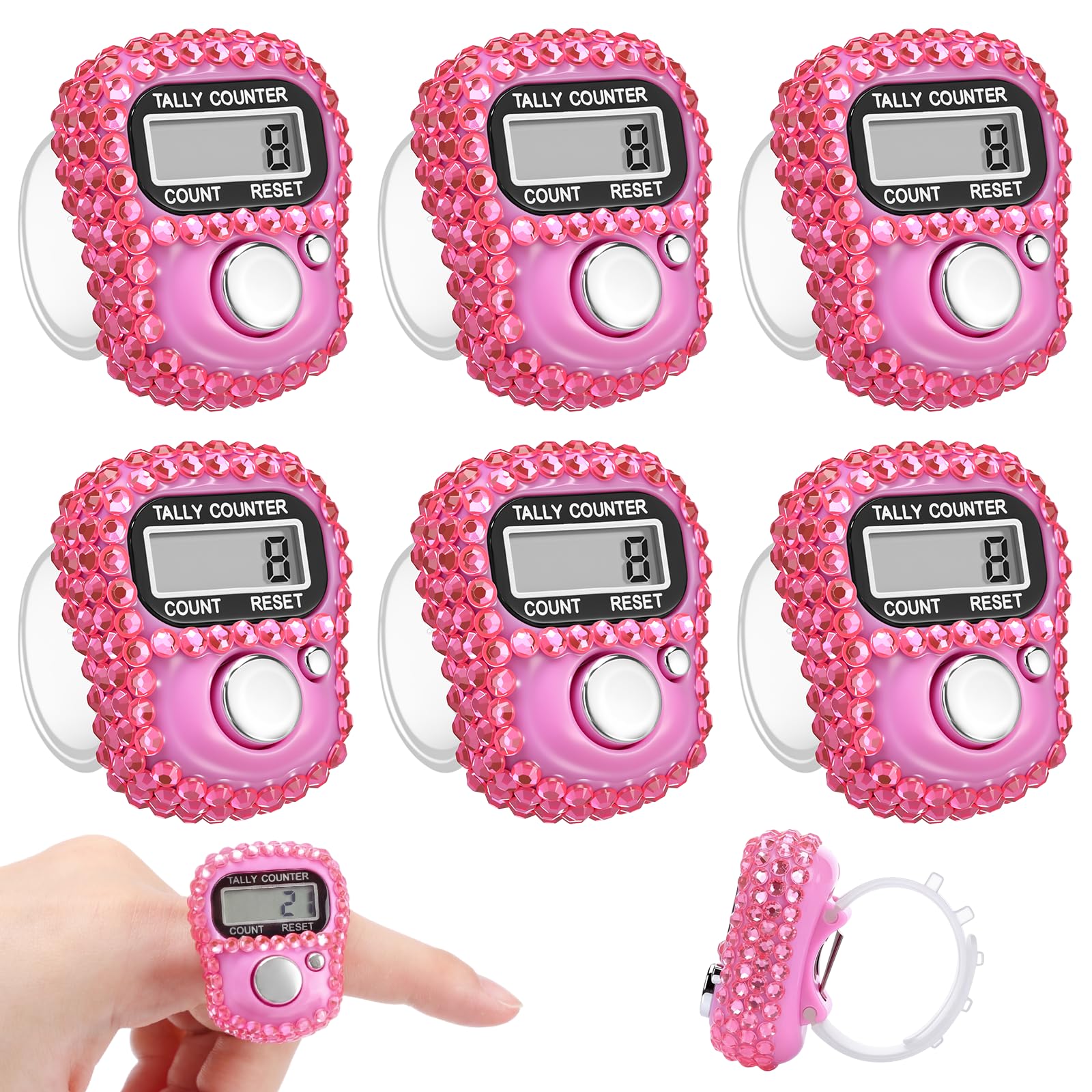 Simgoing Tasbeeh Counter Electronic Finger Clicker Counter