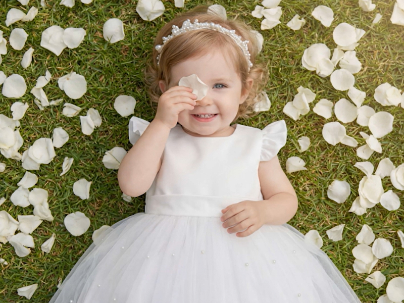 Amazon.com: Infant Baby Girls Wedding Flower Girl Dress Ruffle Sleeve Satin Pearls Tulle Tutu Dress Bowknot V Back Pageant Party Birthday Formal Dress Baby Girl Photoshoot Baptism Dresses Hot Pink 6-12 Months: Amazon.com: Infant Baby Girls Wedding Flower Girl Dress Ruffle Sleeve Satin Pearls Tulle Tutu Dress Bowknot V Back Pageant Party Birthday Formal Dress Baby Girl Photoshoot Baptism Dresses Hot Pink 6-12 Months: