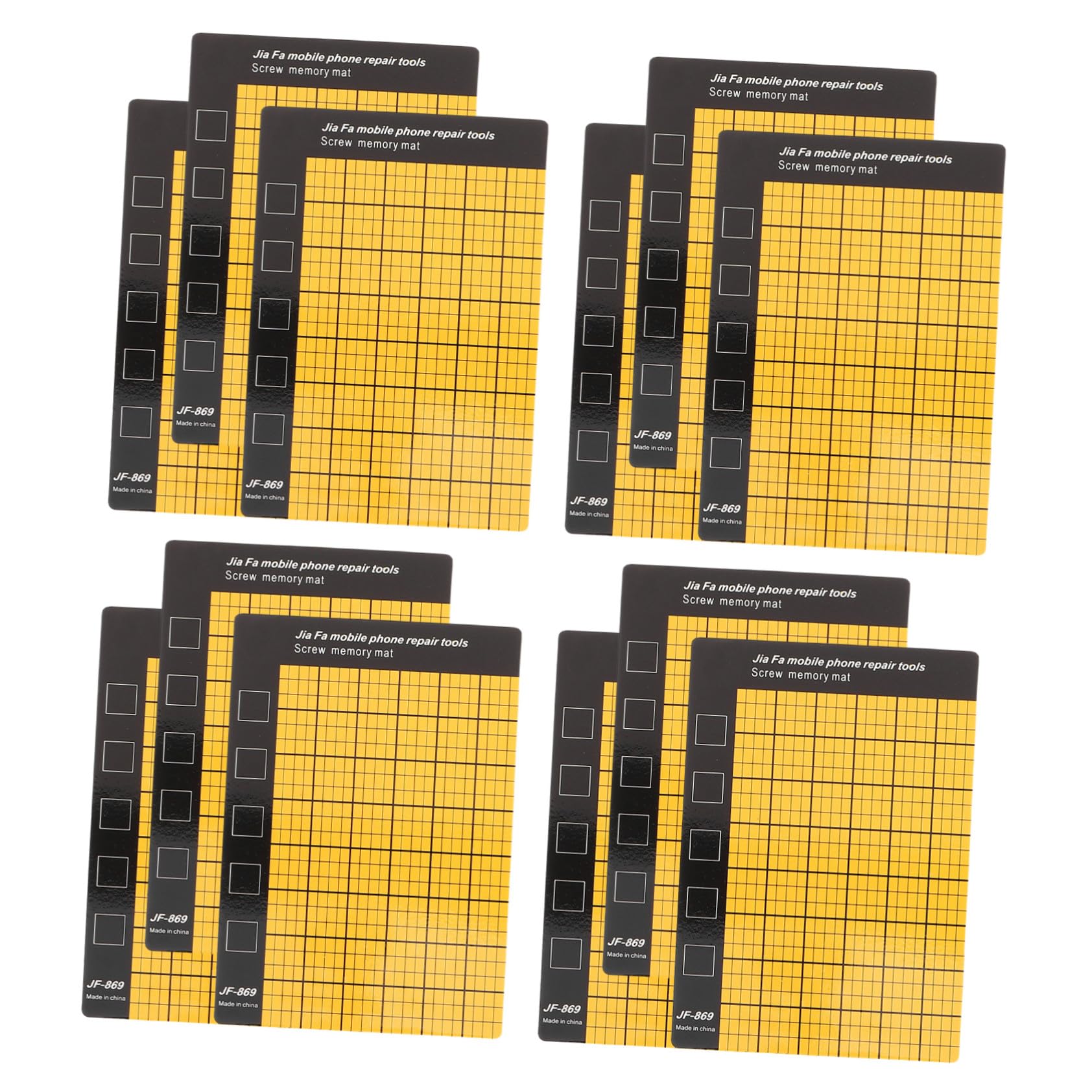 Kit de réparation avec tapis magnétiques pour outils et rangement de vis - 8