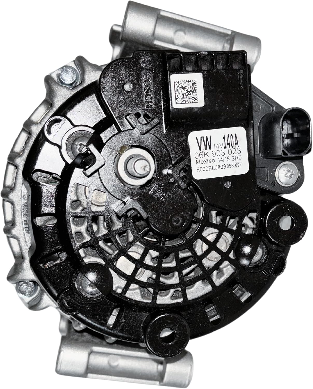 SB Parts OEM Alternator Compatible with Volkswagen Jetta 2013-2016 (2.0L) Beetle 2014-16 (1.8L) Passat 14-2015 (1.8) 140Amp Compatible with Bosch ver.