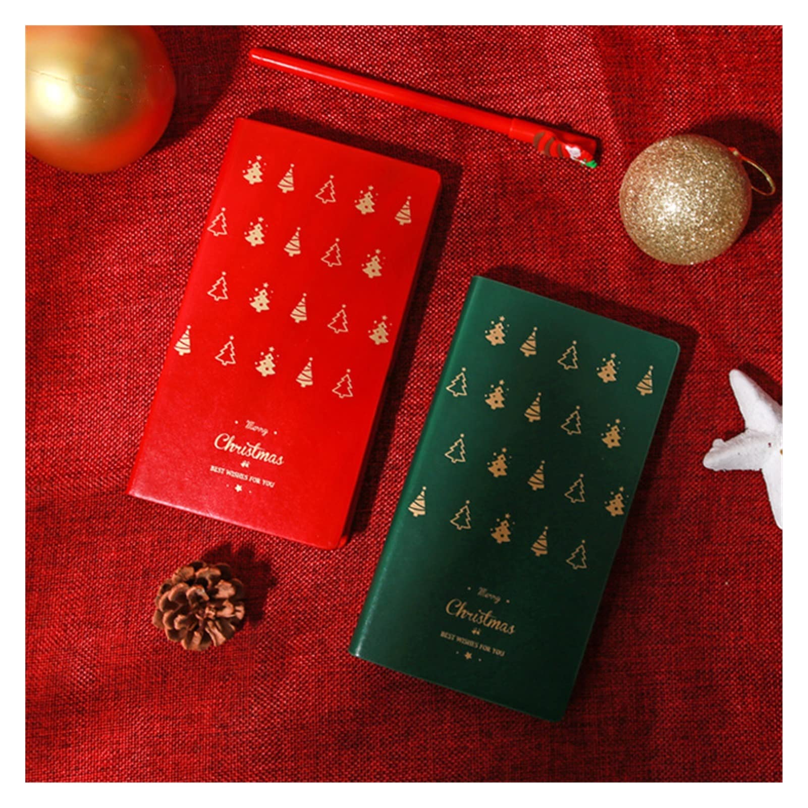 A6 Diario Diario Notebook e Journal Planner Agenda Notepad Sketchbook Memo PAD Cancelleria Affermazione ufficio scuola regalo di Natale (Color : A Red)