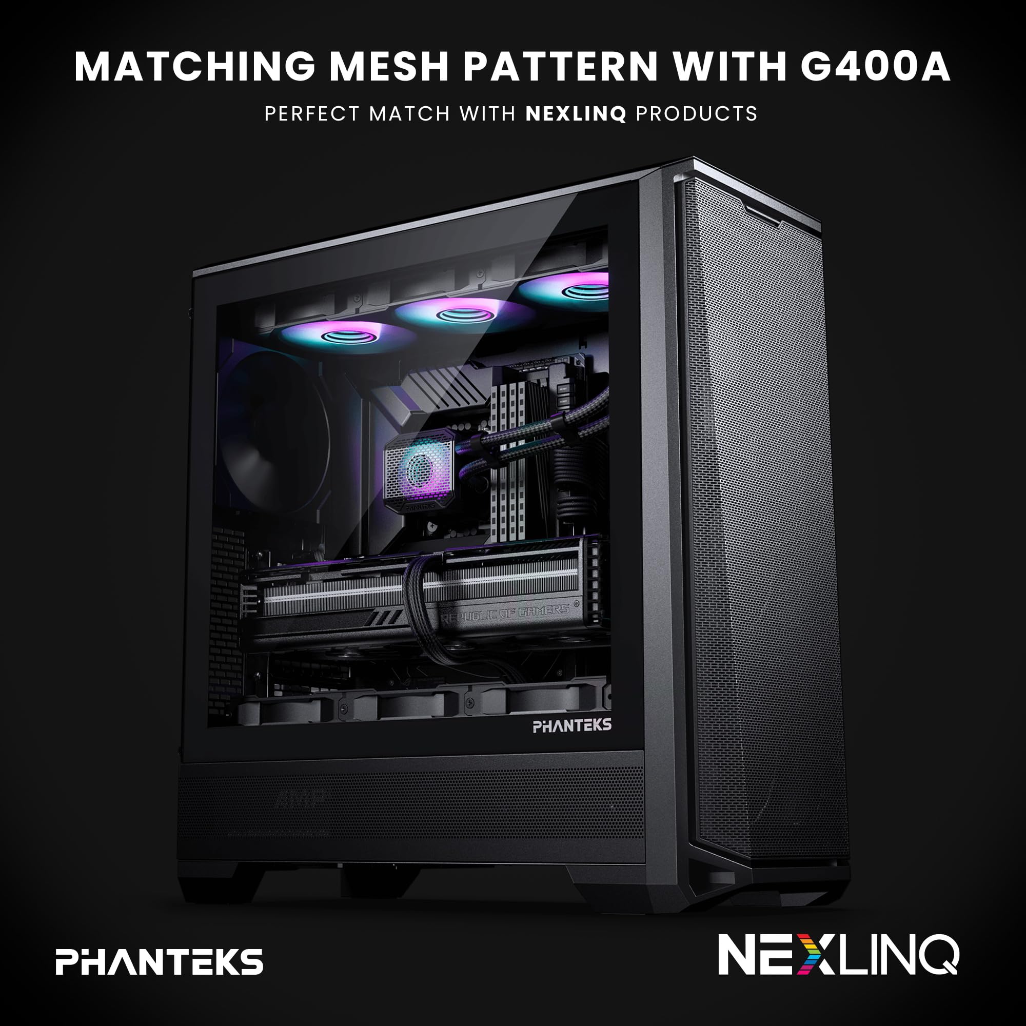 Phanteks Glacier One 360M25 G2 AIO Dissipatore a Liquido CPU, Cover Pompa ARGB, 3 Ventole 120mm M25 G2 PWM ARGB ad Alte Prestazioni, Socket Intel LGA 1700, 1851, 1200, 115x ed AMD AM4/AM5, Nero