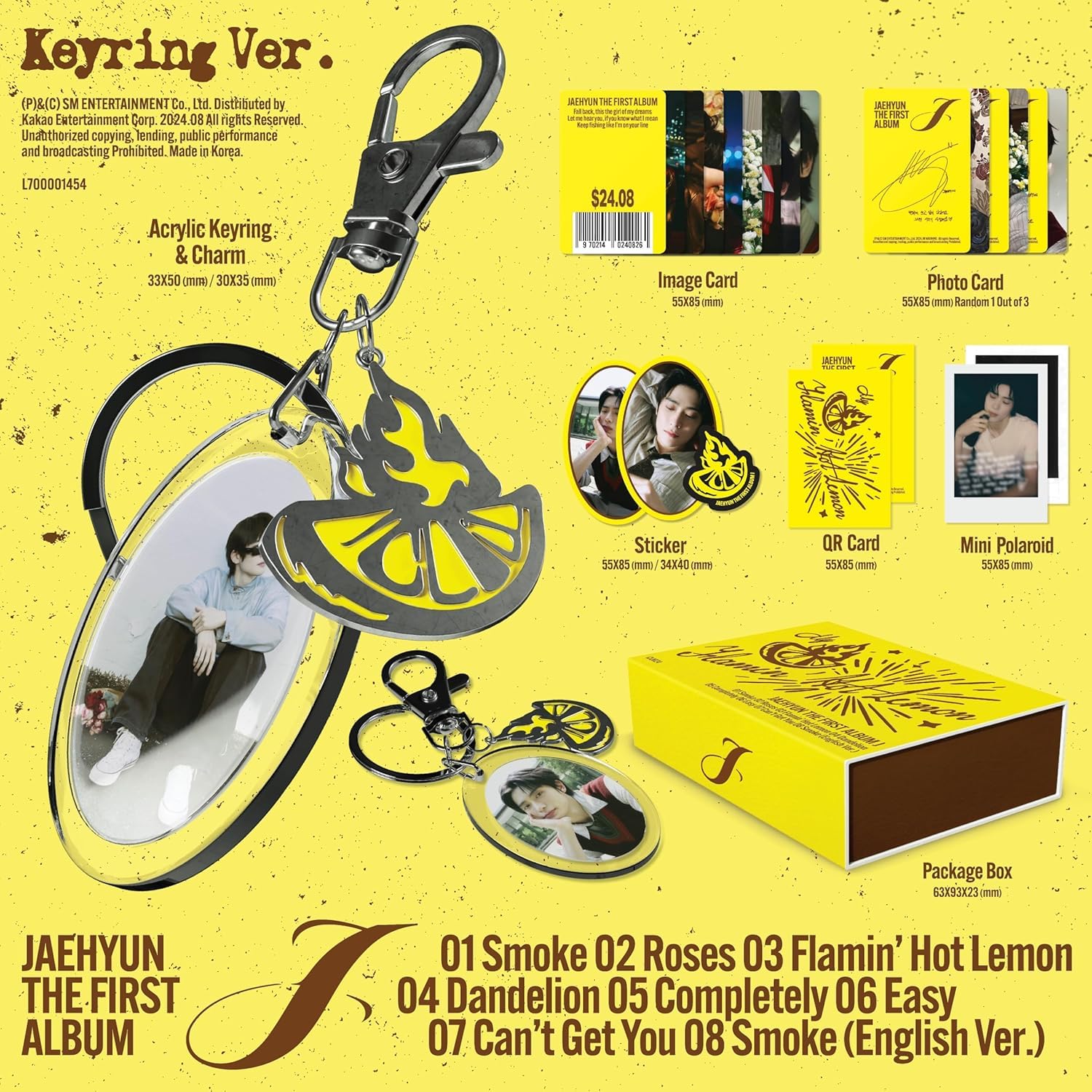 NCT JAEHYUN J 1st Album Keyring Ver (Smart Album) JAE HYUN