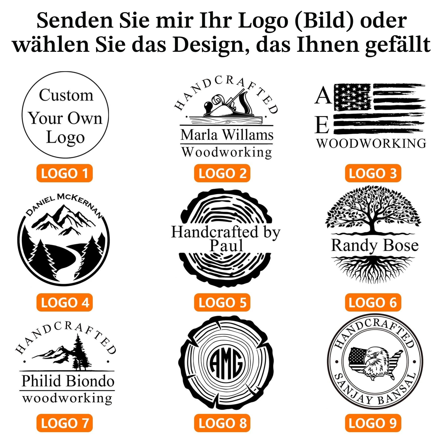 Brauch Elektrisch Brennstempel FüR Holz - Brandeisen FüR Holz Logo, Holzbearbeitungswerkzeuge, Geschenke FüR Holzbearbeitungsbegeisterte (Logo Hochladen)