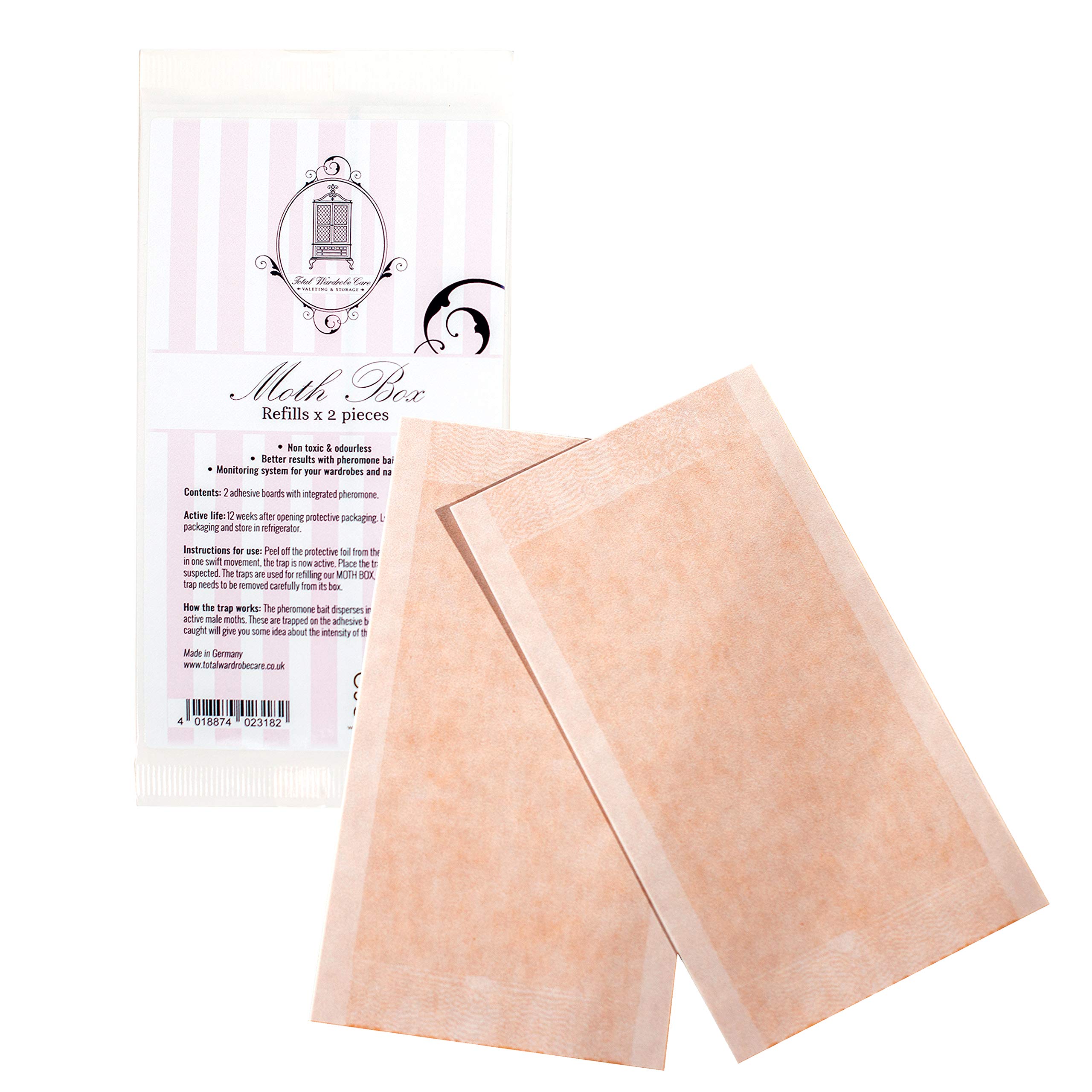 Buy Total Wardrobe Care EcoFriendly Moth Trap Box Refills, 2x Natural