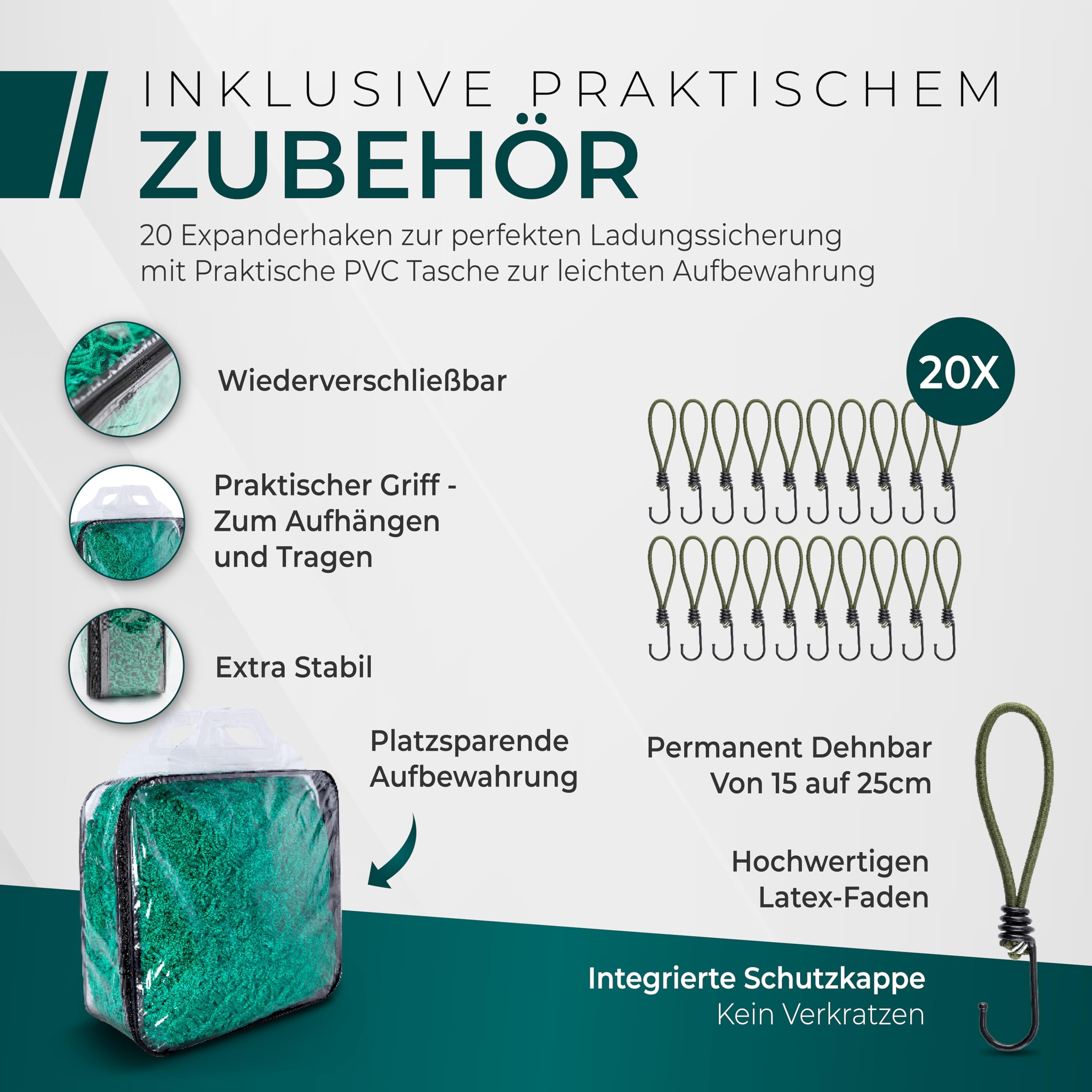 RETE DI COPERTURA PER RIMORCHIO RETE ESTENSIBILE 150X220 CM KNOTT - Foto 9