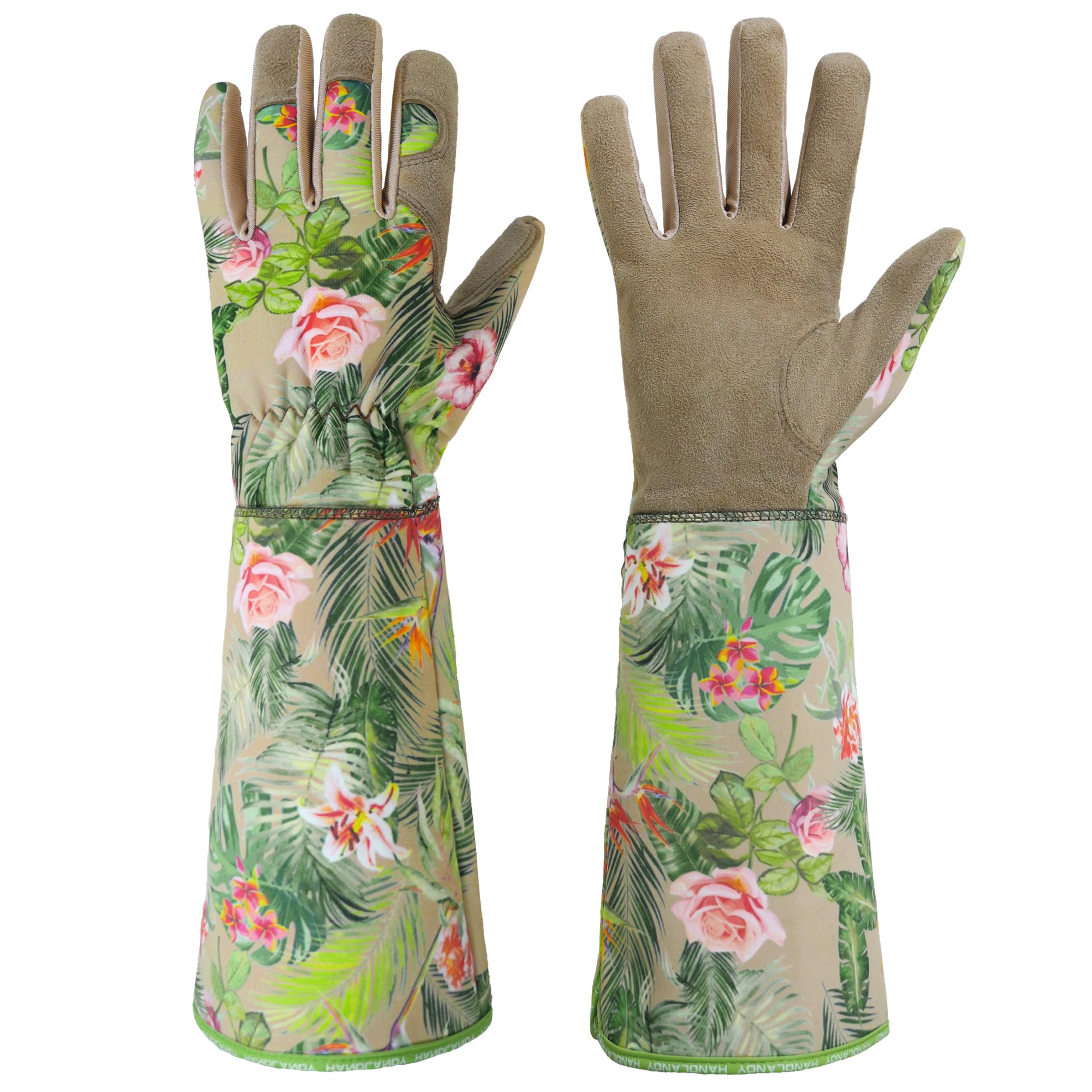 HANDLANDY Rose Pruning Gloves for Men Women, Thorn Proof Gardening Gloves