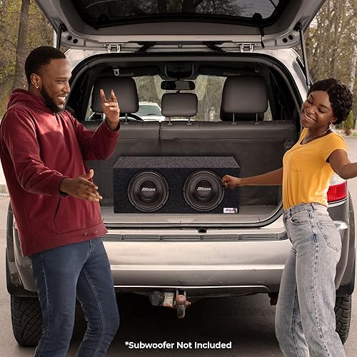 Miniatura 8 de Bbox Caja de subwoofer doble sellada de 12 pulgadas - Cajas y carcasas de subwoofer para automóvil SPL Tuned - Caja de subwoofer premium que mejora